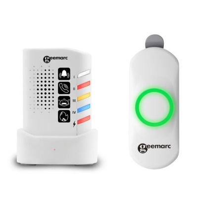Geemarc Amplicall 101 Doorbell/SOS Alarm and 150 Wireless Portable Receiver Set